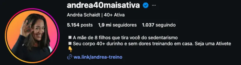 Perfil de Andréa Schaidt
